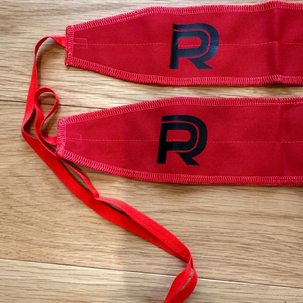 PR Wraps brand gym/weightlifting wrist wraps, red, NIB